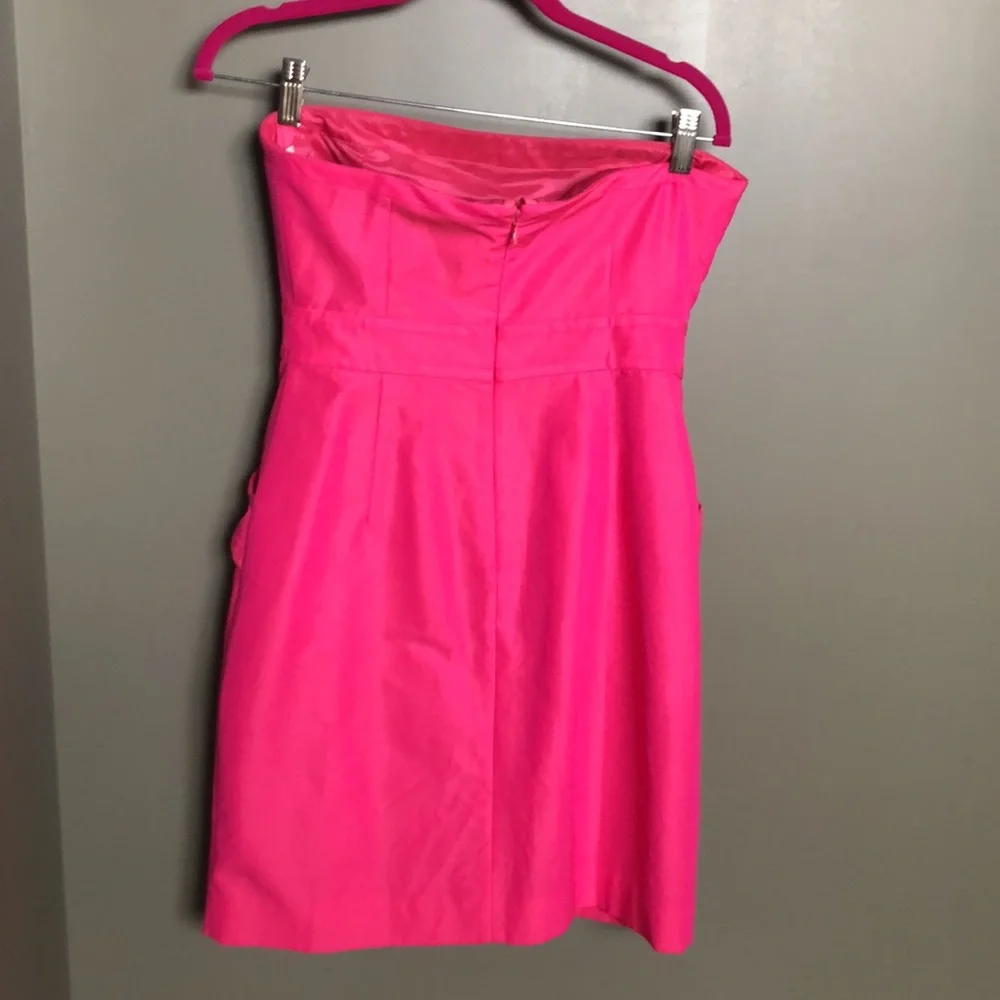 GORGEOUS PINK STRAPLESS DRESS - Picture 4 of 7